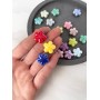 Керамическая бусина "Цветок" Color Mix 18 мм