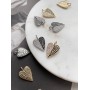 Подвеска "Heart black & white"