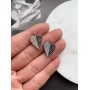 Подвеска "Heart black & white"