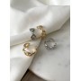 Серьга-кафф в стилистике Dior