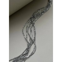 Гематит, бусины в форме кубика 2 мм