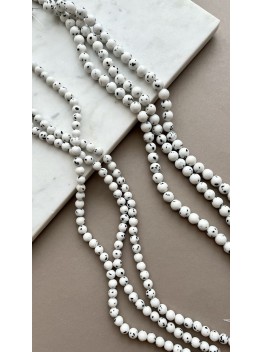 Керамическая бусина пятнистая