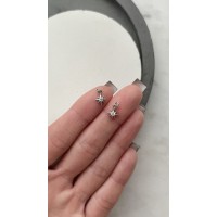 Подвеска "Звезда с кристаллом "