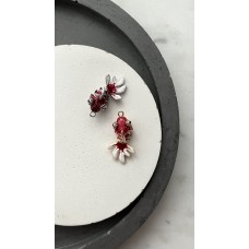 Подвеска "рыба", подвижное тельце, эмаль