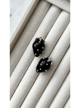 Подвеска "Клубничка" черная