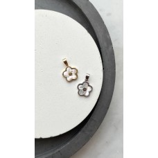 Подвеска "Цветок", натуральный перламутр