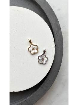 Подвеска "Цветок", натуральный перламутр